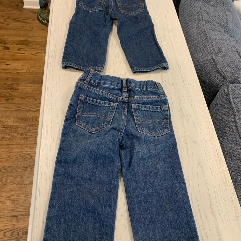 The Children's Place Boys Blue Jeans and  Old Navy/ Carter’s Sweater